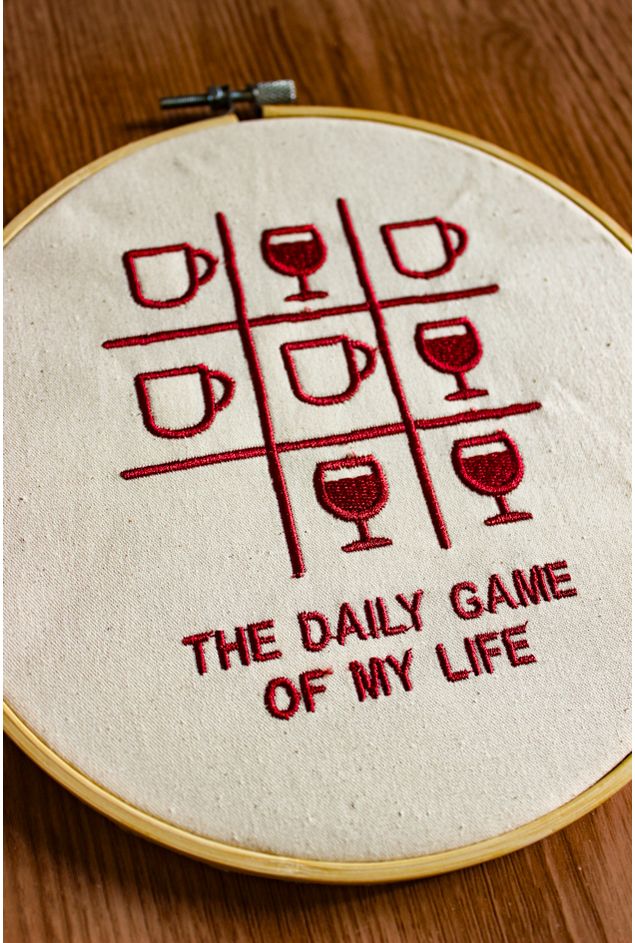 Bastidor Bordado Cafe Ou Vinho Mimo Galeria -3-